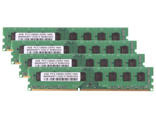 4pcs For Intel 4GB 2Rx8 PC3-12800U DDR3 1600Mhz 240PIN DIMM RAM Desktop Memory $ - Picture 5 of 13