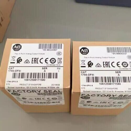 New Factory Sealed AB 1794-OF4I Flex 4 Point Analog Output Module US Free Tax - Picture 1 of 2