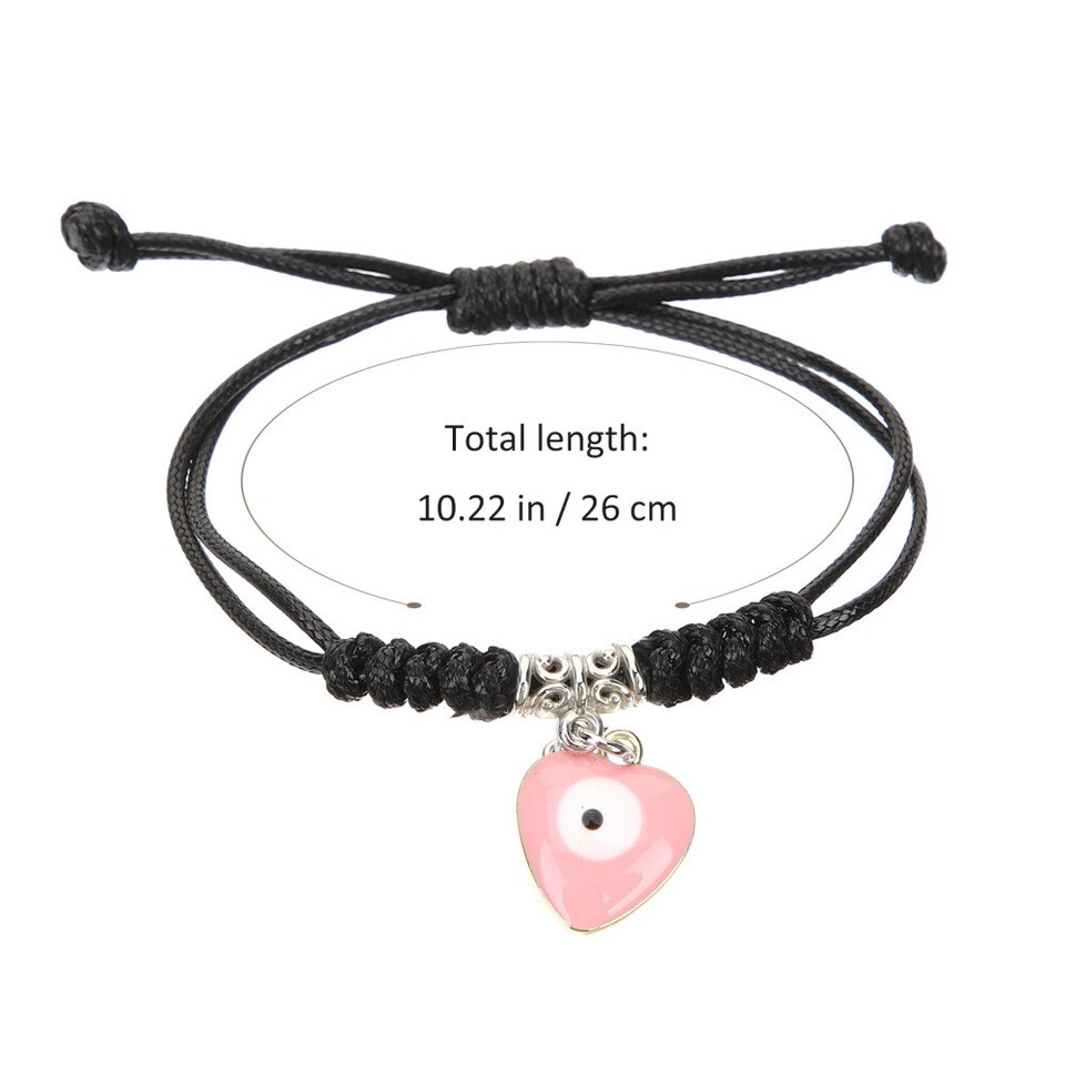 2 Pairs Couple Evil Eye Bracelet Rope Bracelets Woven Wrist Miss eBay