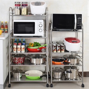 1 2 3 4 Tier Kitchen Baker S Microwave Oven Stand Storage Cart La Foto Se Está Cargando 1 2 3 4 Niveles Cocina Pan Horno