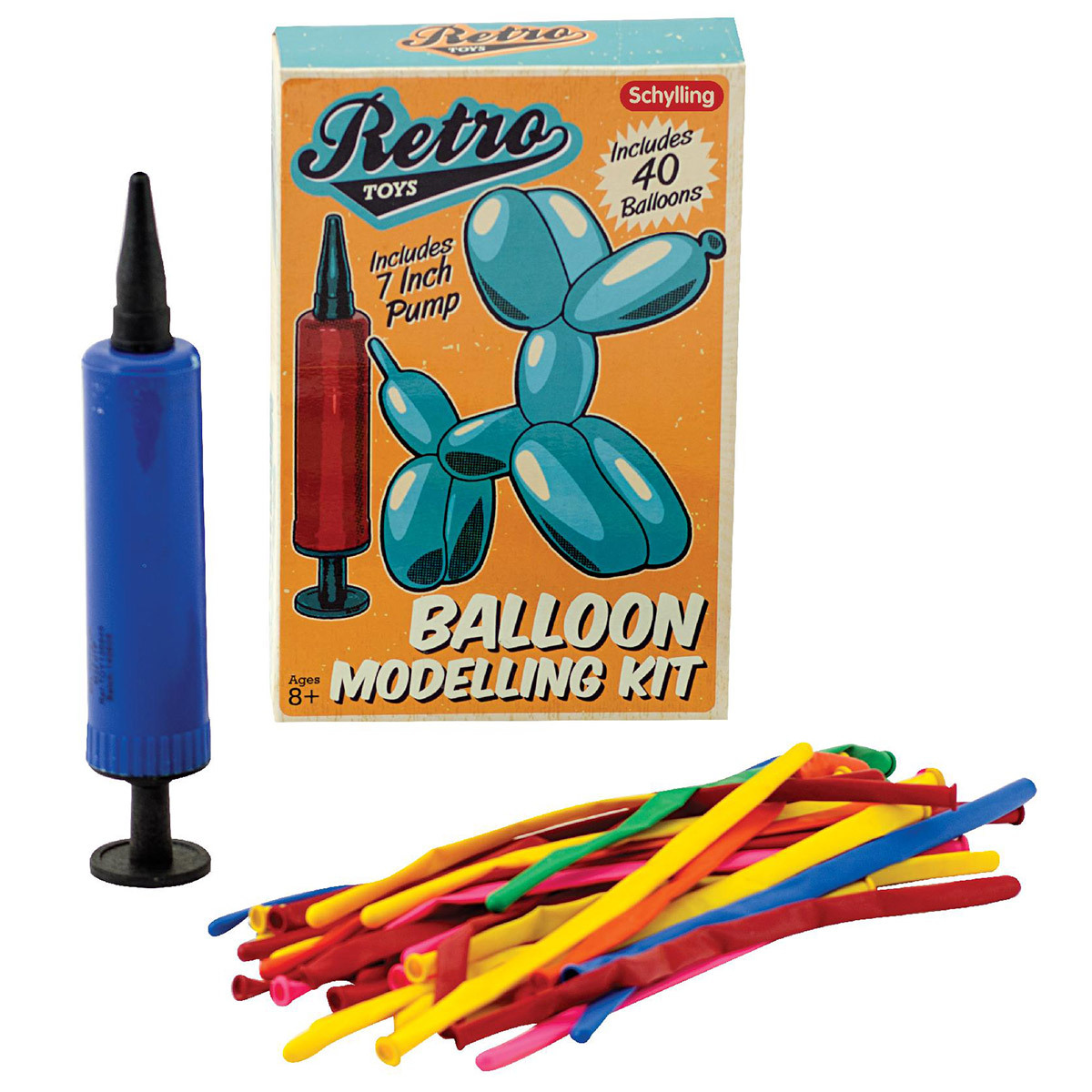 Modelling Multicolored Balloon Kit 30 Pack Includes Pump Great For Parties