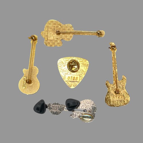 Hard Rock Cafe Gitarre Pin Lot Dallas Los Angeles Melbourne Niagarafälle 30 Jahre - Bild 2 von 7