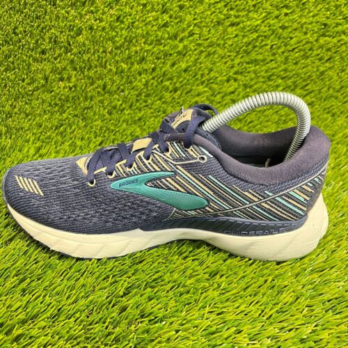 Brooks Adrenaline GTS 19 Womens Size 8 Blue Athletic Running Shoes Sneakers - Picture 2 of 11