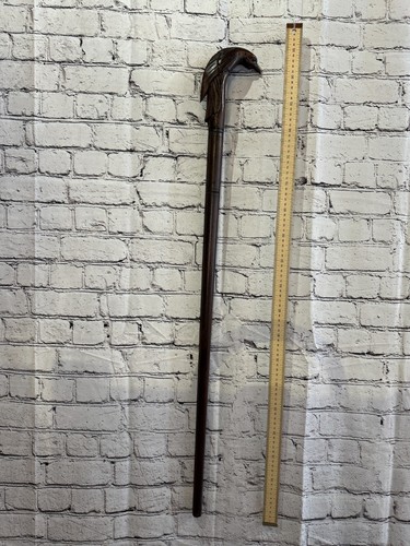 Kolibri 90 cm Stamm Afrikaner Gehstock Stock handgeschnitzt dunkles Holz - Bild 5 von 10