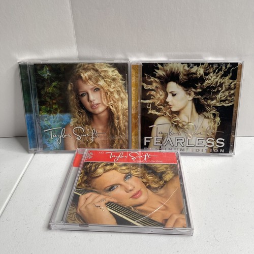 Taylor Swift CD Lot 3 Holiday Self Titled Fearless Platinum