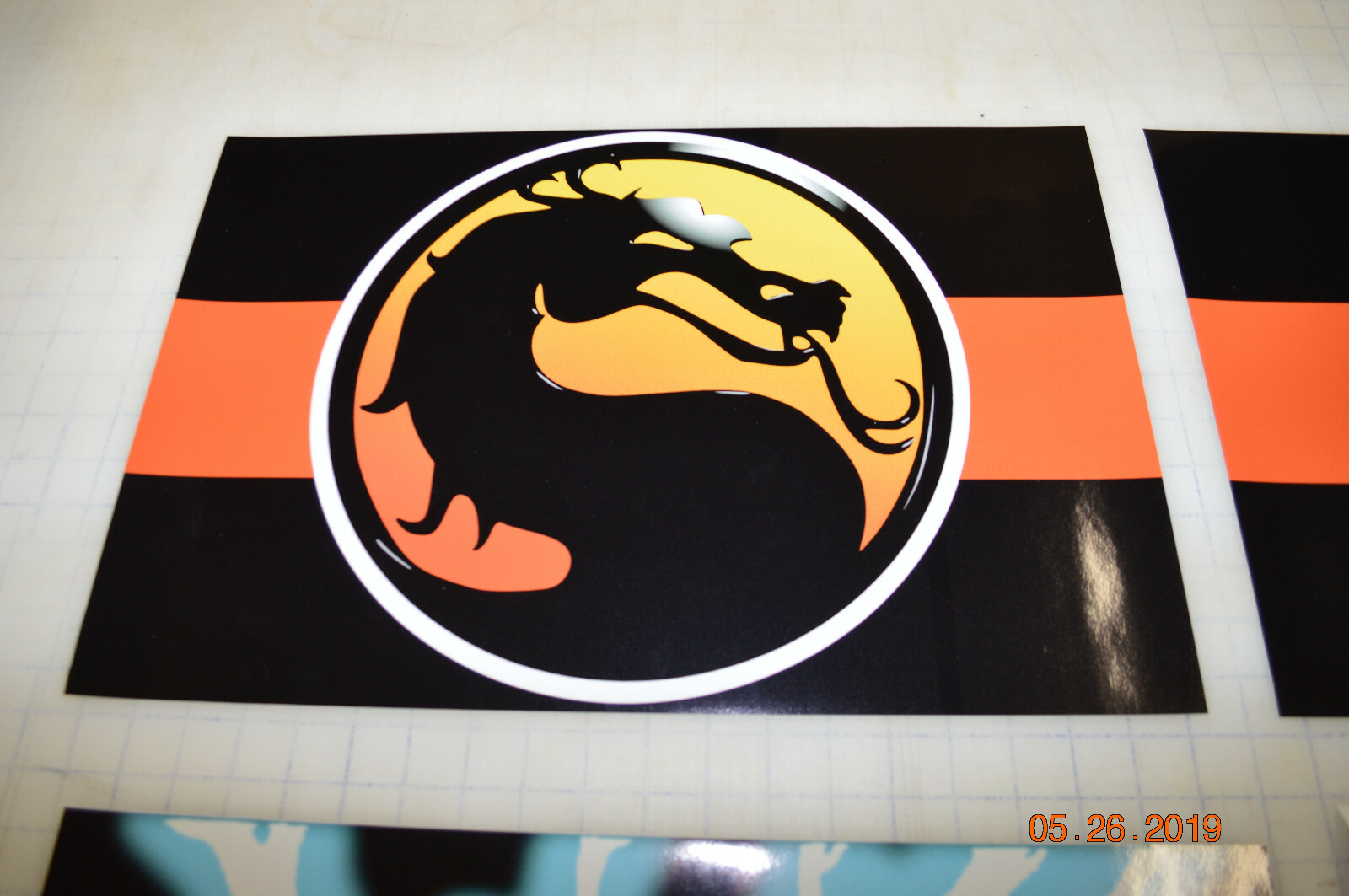 Arcade1up Cabinet Riser Graphics - Mortal Kombat 2 II Graphic Sticker Decal Set - Picture 7 of 12
