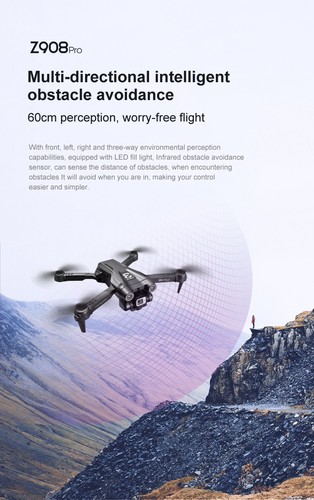 4K Camera Z908 Drone FPV 1080P Dual camera Obstacle avoidance 36 minutes - Picture 8 of 18