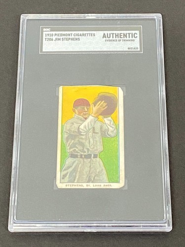 Jim Stephens 1909-11 T206 Piemont 350