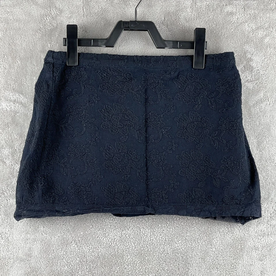 Falda de encaje azul Abercrombie para niños con forro talla XL niñas jóvenes Foto 2 de 4