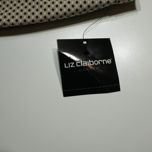 Liz Claiborne Career Skirt Womens 12 Simply Taupe Geometric Diamond Pattern NWT - Picture 6 of 17