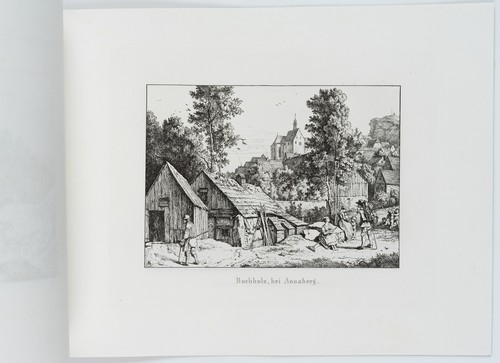 L. RICHTER (1803-1884), Gegenden in Sachsen, Mappe,  1839, Radierung Romantik - Picture 9 of 12