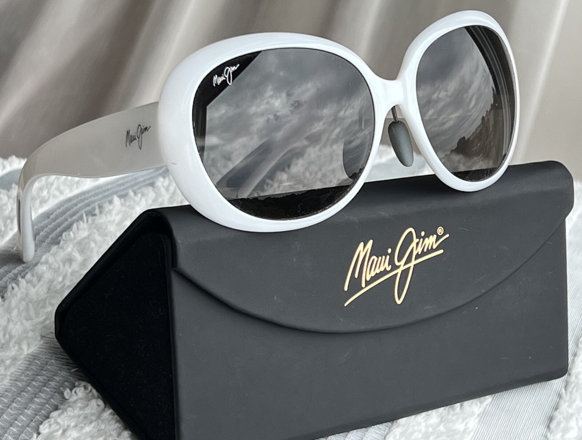 Maui Jim Nahiku MJ 436 05 White Pearl Frame + Grey Polarized Lens