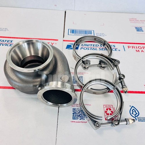 Carcasa de turbina de acero inoxidable para rotación estándar G25-550 A/R 0.72 - Imagen 6 de 7