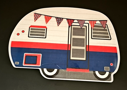 Pier 1 Melamin Camper Platte Tablett Patriotische Farben 4. Juli BPA frei - Bild 5 von 10