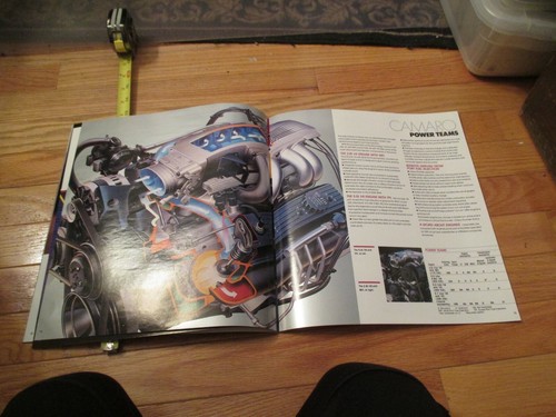 Chevrolet Camaro 1987 Chevy car Auto Dealer showroom Sales Brochure - Picture 8 of 11