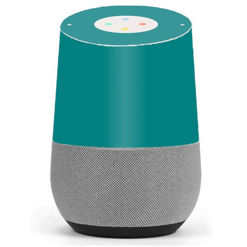 Skin Decal Vinyl Wrap for Google Home stickers skins cover/ Teal color - 第 1/1 張圖片