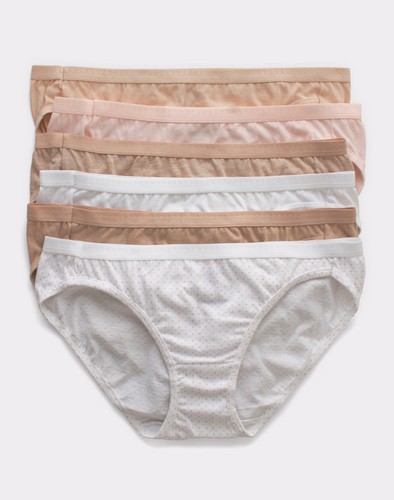 Hanes Ultimate Women's Breathable Cotton Bikini Underwear (6 Pack) - Picture 3 of 5