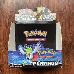 Details About Pokemon Platinum Booster Box Vintage Display Empty