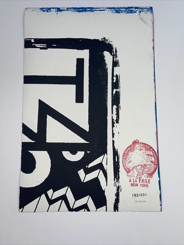Faile Love Me, Love Me Not Street Art Print Embossed Graffiti Signed LE Of 250 - Picture 8 of 8