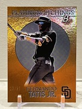🔥2021 Bowman Platinum Fernando Tatis Jr Platinum Etchings Orange 13/25 SSP🔥