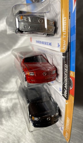 Lot of 3 Hot Wheels 1989 Mercedes-Benz 560 SEC AMG, Red, Black, Grey - Picture 5 of 9