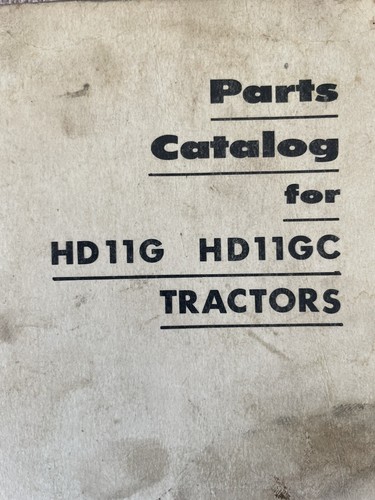 ALLIS CHALMERS HD11G HD11GC RAUPENSCHLEPPER PLANIERRAUPE TEILE HANDBUCH BUCH - Bild 2 von 24