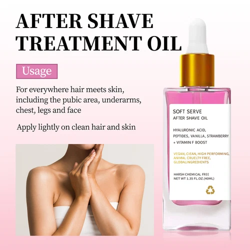 1-3PC Truly Beauty Strawberry Vanilla After Shave Oil for Smooth Skin Post Shave - Picture 7 of 15