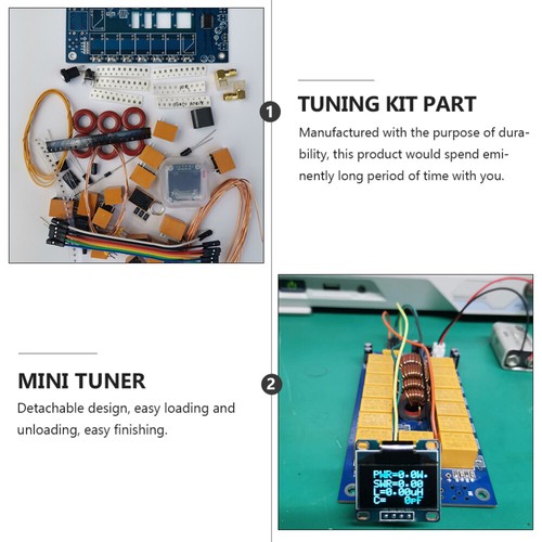 1pc Mini OLED ATU100 Automatische Antennen -Tuner -Tuning -Kit -Tuning -Kit - Zdjęcie 10 z 12