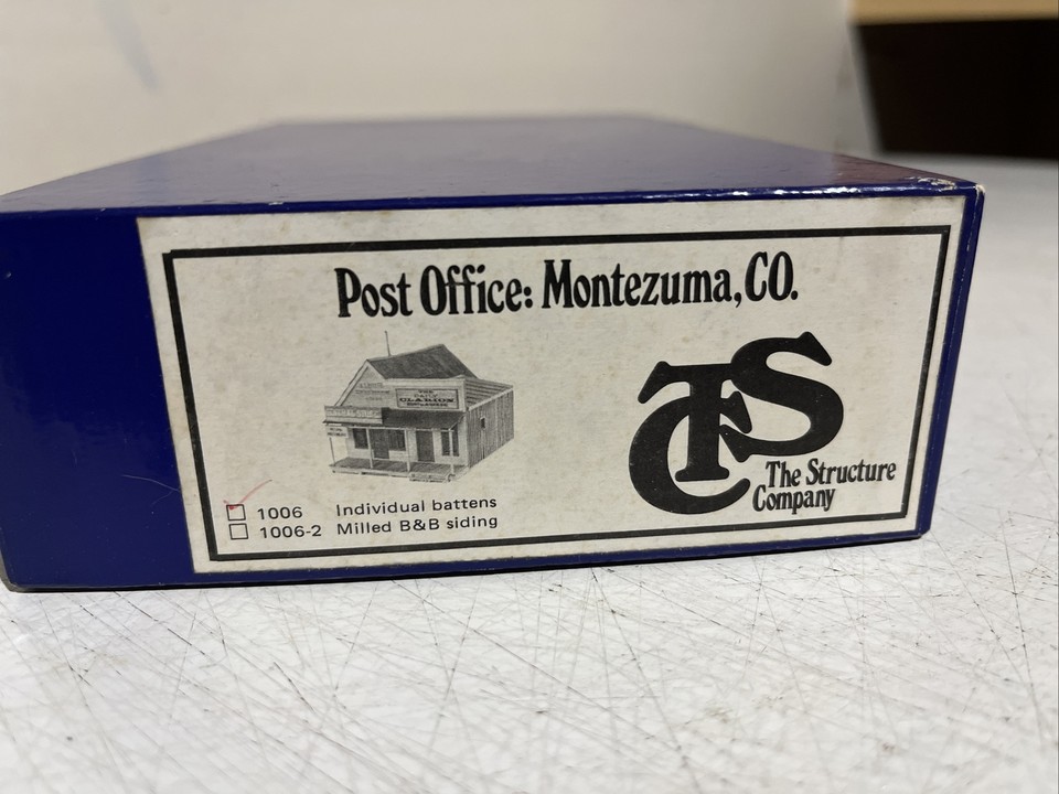 The Structure Co. 1006 Post Office Montezuma, CO HO/HOn3 **Fully