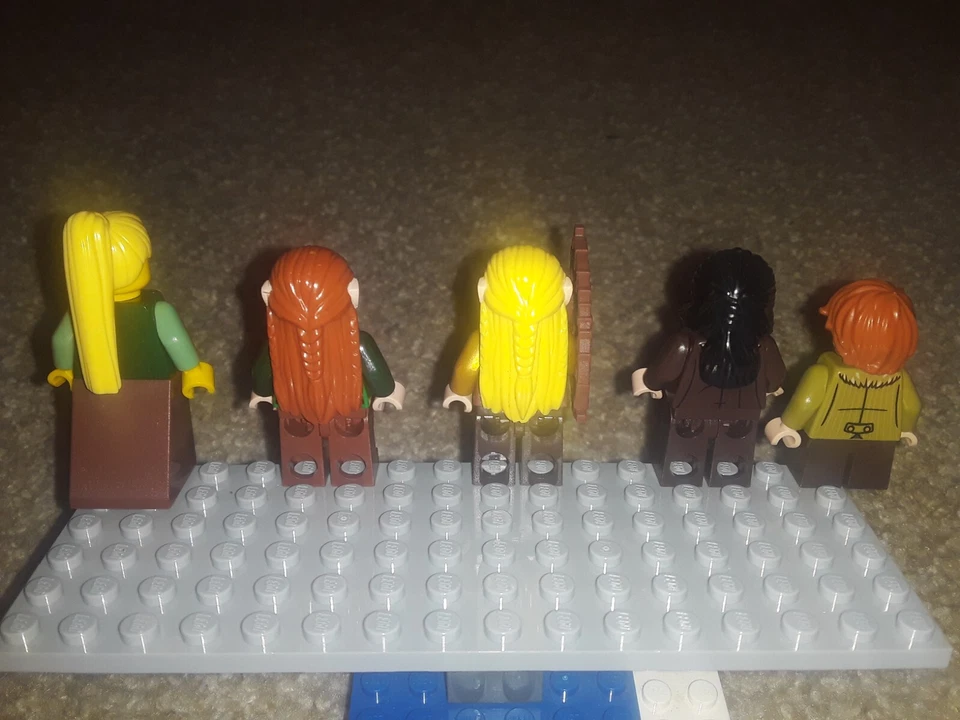 Lego The Hobbit And Lord Of The Rings Elf Legolas Turiel Bard Minifigure Lot - Image 2 of 3