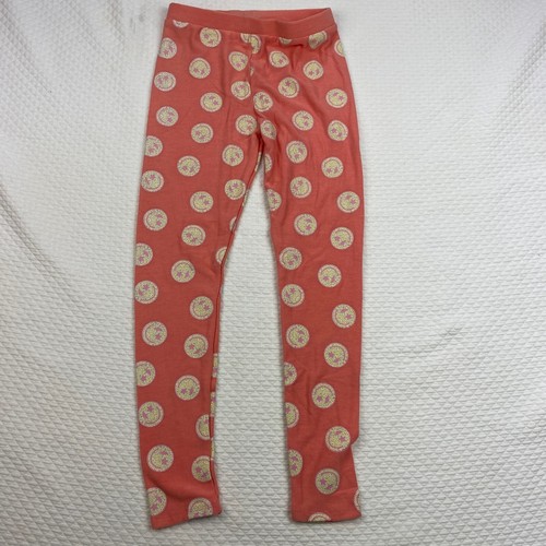 Chaser Pull On Legging Pants Girls Size 8 Burnt Coral Smiley Stretch CG200 - Picture 2 of 4