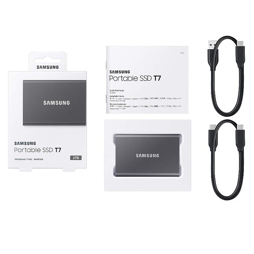 SAMSUNG T7 Portable SSD 4TB 2TB 1TB 500GB USB3.2 Gen2 External Solid State Drive - Picture 17 of 29