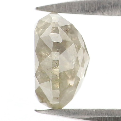 1.04 CT Natural Loose Heart Cut Diamond 6.10 MM Grey Color Heart Diamond LQ2858 - Picture 4 of 8