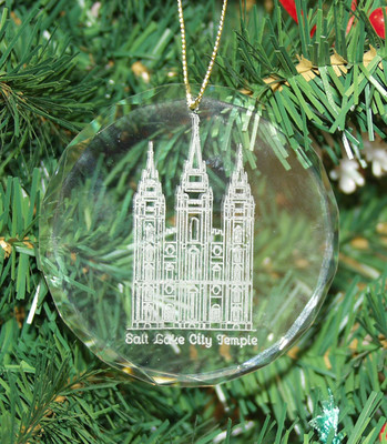 LDS Ornament Handcrafted to Become a Treasured Heirloom Choose Family Forever Laser Cut Hardwood. Any Temple or Customize