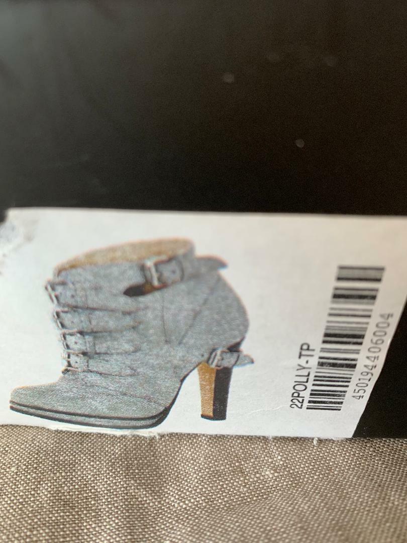 Matiko Suede Bootie Grey Size 6.5 Matiko Suede Bootie Grey Size 6.5
