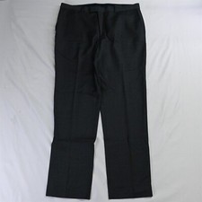 Banana Republic 36 x 34 Navy Blue Birdseye Modern Slim Fit Dress Pants