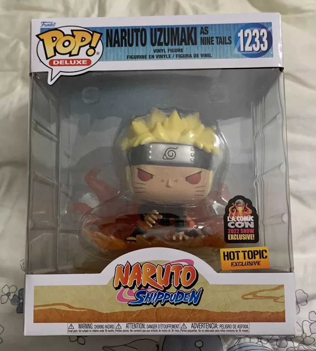 FUNKO POP! NARUTO SHIPPUDEN! NARUTO AS NINE TAILS LACC 2022 EXCLUSIVE!  IN-HAND!