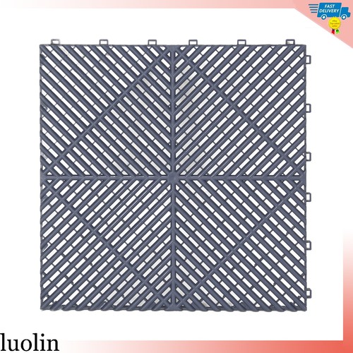 15.75x15.75'' Interlocking Garage Floor Tiles Vented Water Drainage-25/50 Packs - Picture 13 of 25