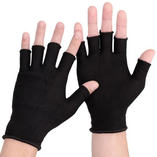 Fishing Gloves Ice Silk Sun Protection Half Finger Bicycle Breathable D3P7 - Picture 5 of 12