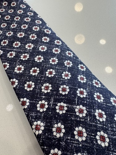 RECENT Isaia Heather Blue Medallion Paisley Silk Neck Tie Italy - Picture 2 of 4