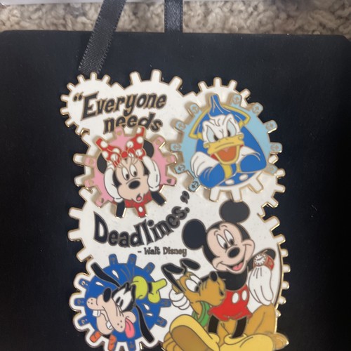 Vintage Disney’s Featured Artist Pin!“Everyone Needs Deadlines” New! - Picture 2 of 4