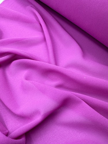 1 mtr purple georgette dress chiffon fabric 58” wide - Picture 1 of 4
