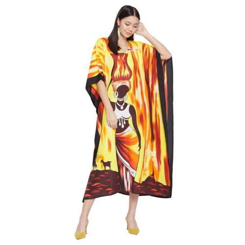Women Maxi Caftan Plus Size Kaftan Long Beach Evening Gown Kimono Casual Dresses - Picture 24 of 671
