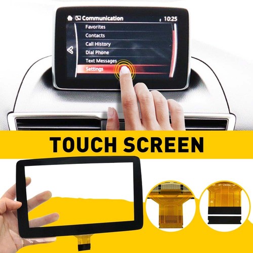 Touch Screen Glass Digitizer For Mazda 3 2014-2016 7" Radio Information Display