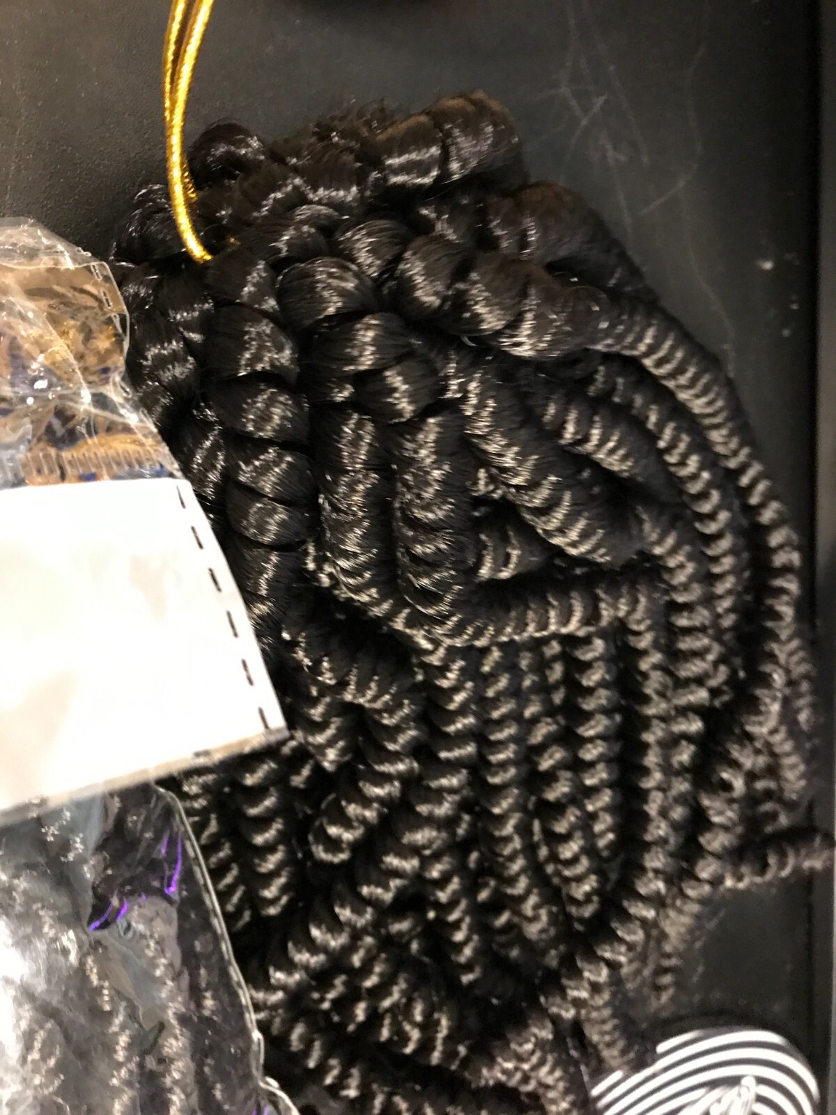 Curly Twist Passion Braid Faux Locs Crochet Spring Hair Extensions 12in - 2 PACK - Picture 2 of 4