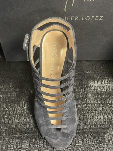 Giuseppe Zanotti For Jennifer Lopez Blue Caged High Heels Sandals 36 - Picture 4 of 20