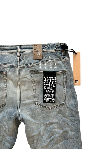 Ksubi Jeans Mens Chitch Slim Tapered Pure Dynamite Blue $240 Size 36/32 - Picture 5 of 5