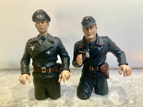 Kit modelo de figuras de soldado de resina pintadas a mano 1:16 tanque alemán juguete Segunda Guerra Mundial - Imagen 9 de 11