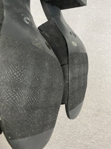 Worthington Shoes Womens Black Suede Sandals Freemont Size 7.5W Block heel NEW - Picture 13 of 17
