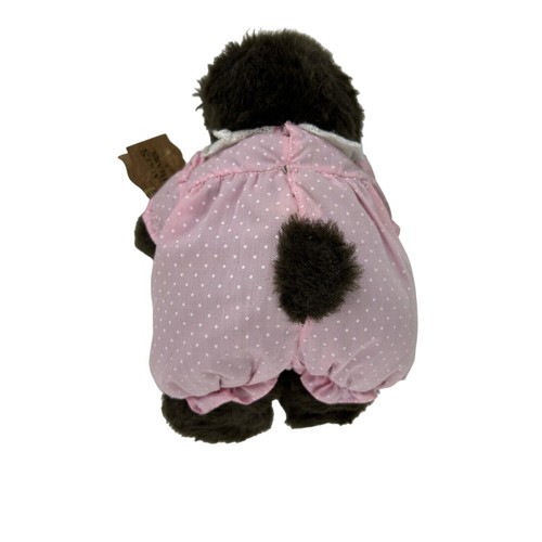 Vintage 1989 Robert Raikes peluche orso biscotto faccia legno piedi legno applausi #66033 - Foto 4 di 7